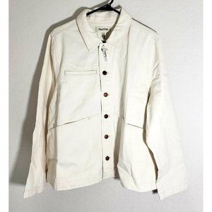 Madewell Women's Size XL Beige Denim Jean Chore Jacket
